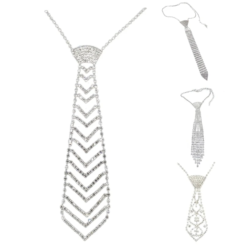 Neck Tie Women Necktie Necklace Party Costumes Jewelry Accessories Gift for Women