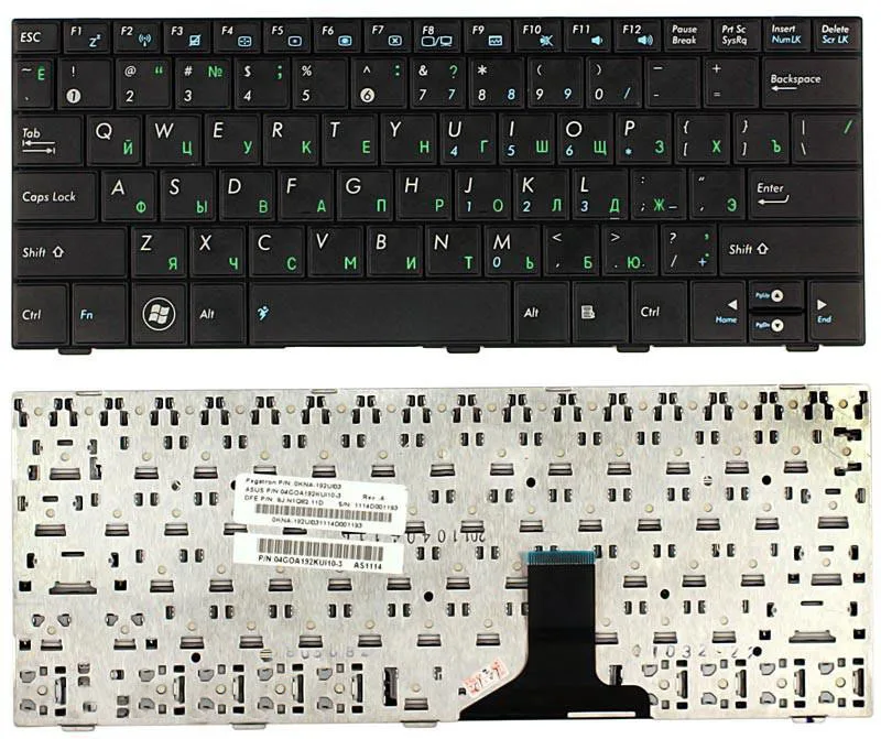Клавиатура для Asus Eee PC 1005HAG Русская Черная версия 1 | Компьютеры и офис
