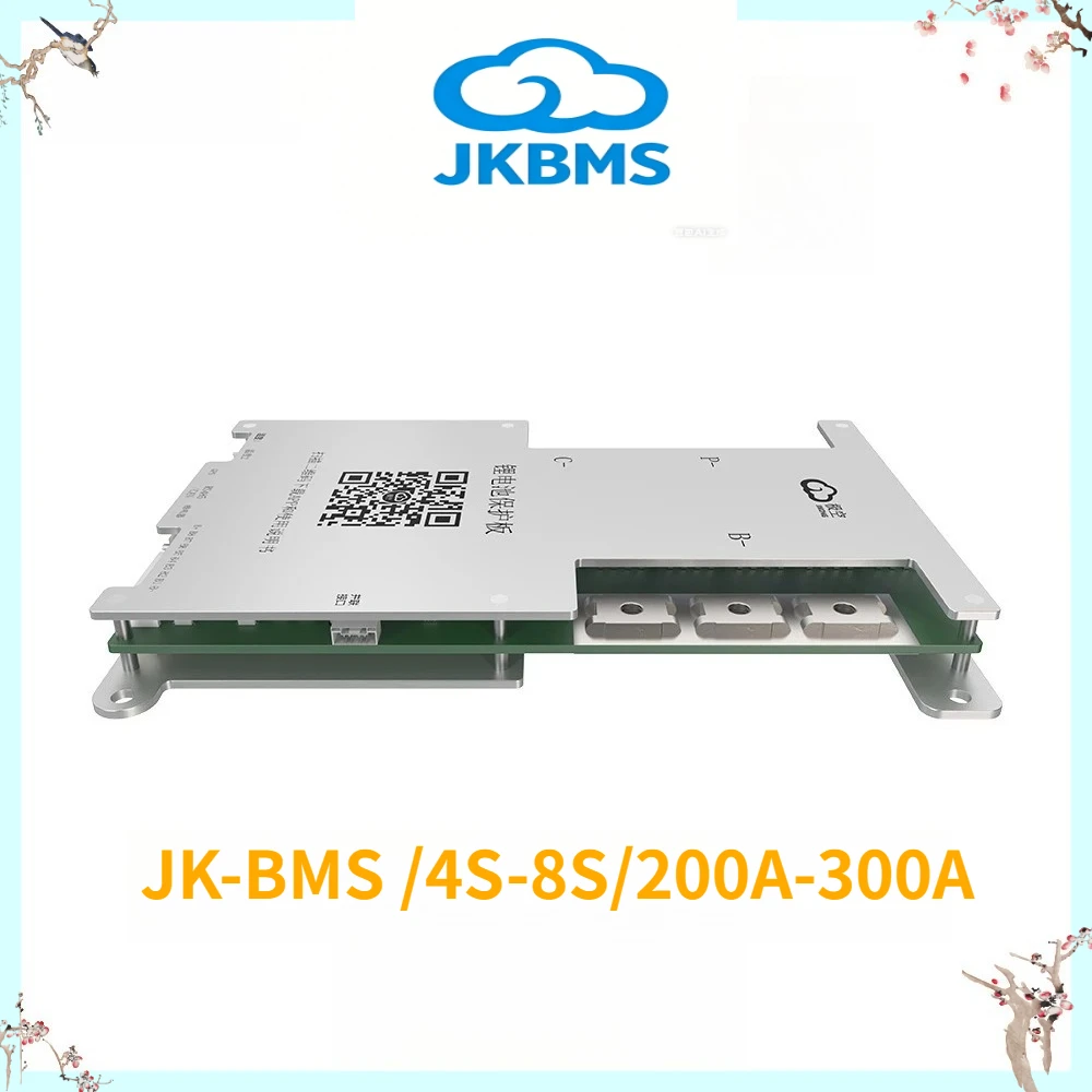 Фото jkbms V19 JK-B2A8S20P RS485 CAN HEAT 200A 300A 4S 8S 12В 24В аккумулятор с активным выравнивающим током 2А Li-ion LiFePO4 LTOTC №3