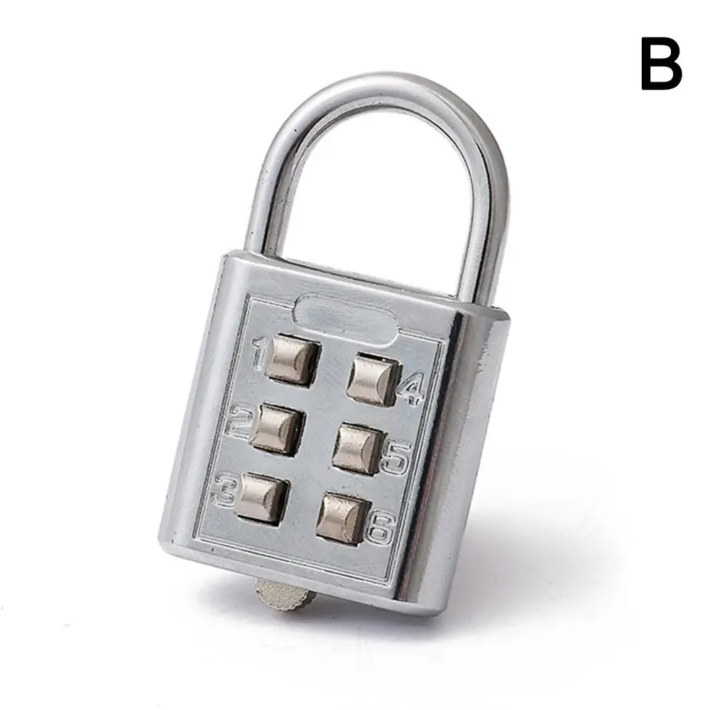 

Цифровой кодовый замок U-образный серебристый