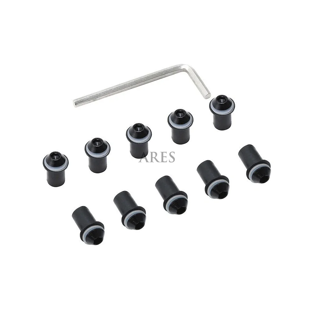 10 шт. винты для лобового стекла 5 мм Suzuki GSXR 125 150 600 750 GSXR600 GSXR1000 GSX1300 SV650 SV1000 DL650