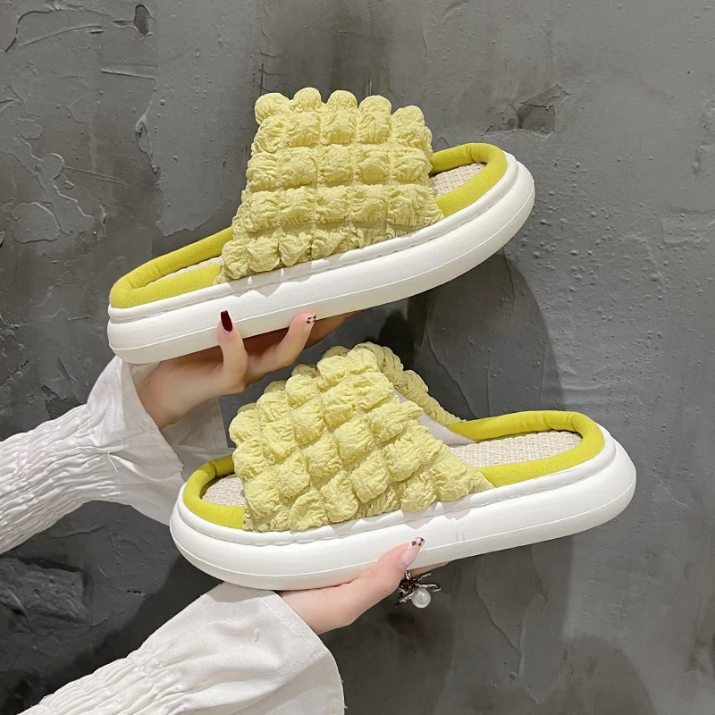 

Shoes Slippers Flat Low Flock Cotton Fabric Rubber Rome Basic Bonded Leather Flat Shoes Female Flock Low Basic Bonded Leather Co