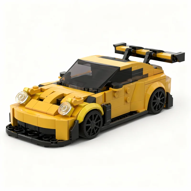 Фото 292pcs MOC 911 GT3 RS Revamp Cars Model Building Blocks Christmas Gift Idea Assemble Education Birthday Brick 3D Collection №1