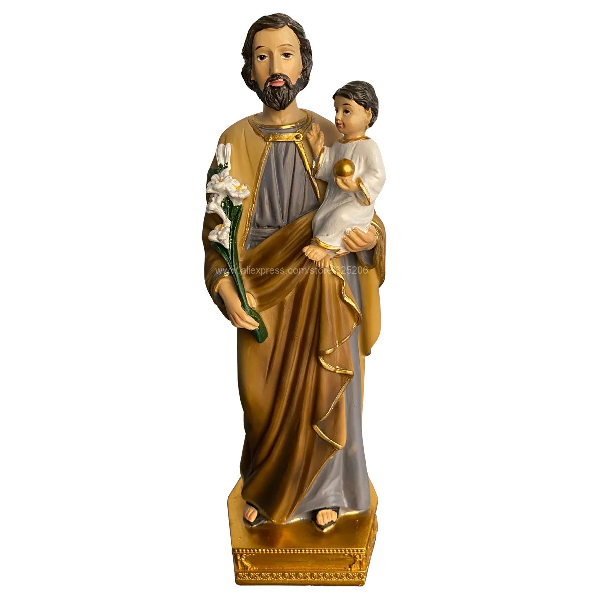 

Joseph and Child Jesus Figure- Home Seller Statue Catholic Religious Gifts Renaissance Collection Decoration