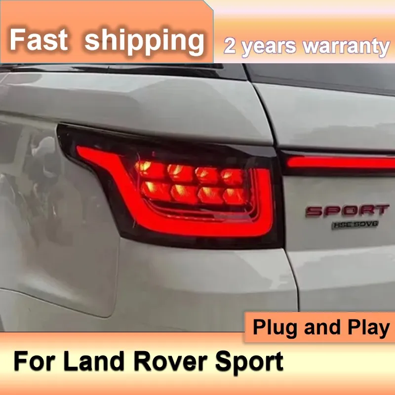 

Автомобильные аксессуары для Land Rover Range Rover, Спортивная задняя фара 2014-2020 Range Rover, Спортивная задняя фонарь DRL, сигнал поворота, тормоз
