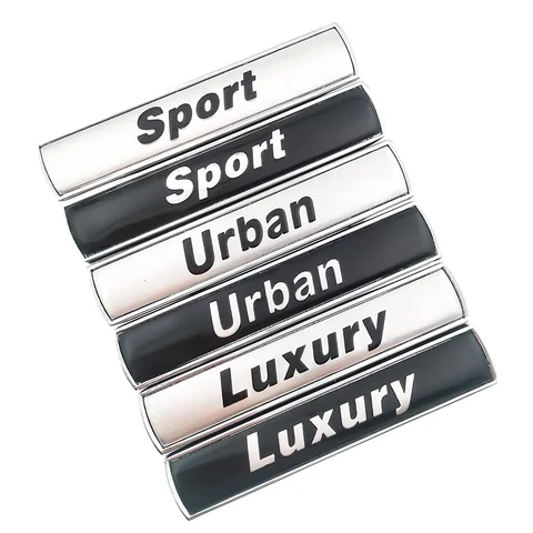 Стайлинг автомобиля, городской спортивный логотип, 3D автомобильное авто, эмблема на крыло, хвост, значок, наклейка для BMW E36/E30/E34/E39/E46/E60/E90/F10/F30