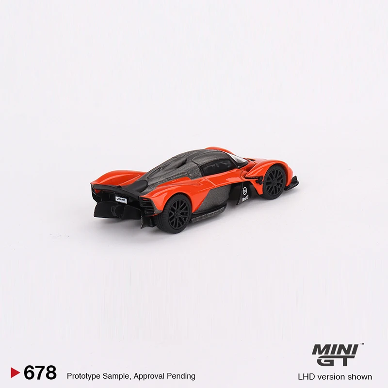 Фото Модель автомобиля из сплава MINIGT 1:64 Maximum, литой спортивный автомобиль Valkyrie # 678 Оранжевый №3