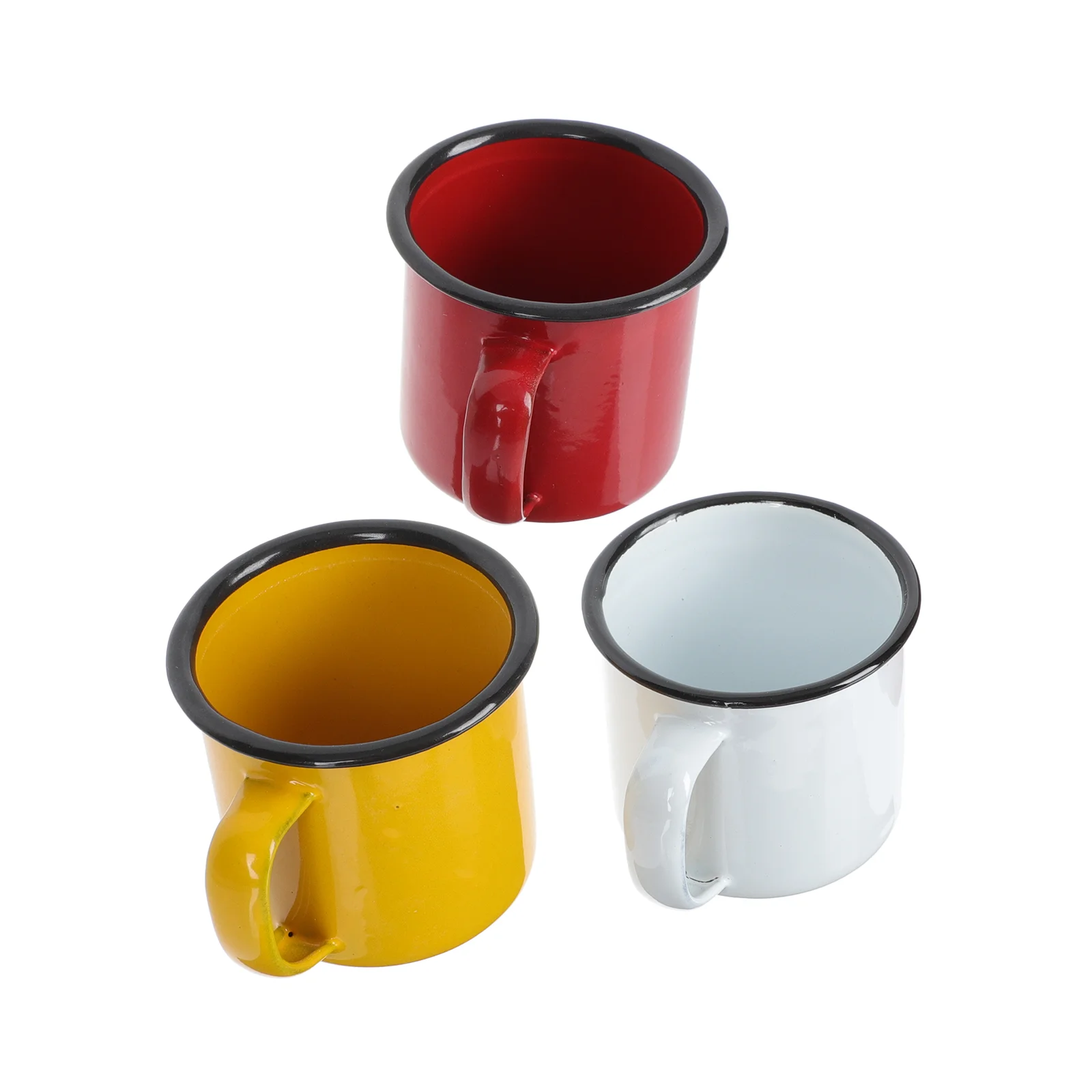 

Mug Enamel Cup Coffee Mugs Camping Cups Tea Metal Drinking Water Ceramic Hiking Set Handlecampchinese Campfire Vintageretro