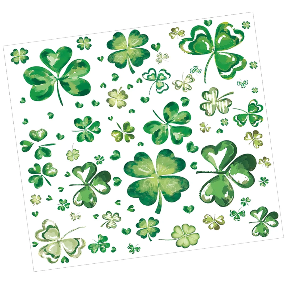 

Wall Decals Stickers Shamrock Ststicker S Day Windowfestival Lucky Patty Decal Leprechaun Ceiling Large Patrick Cabinet Leaf