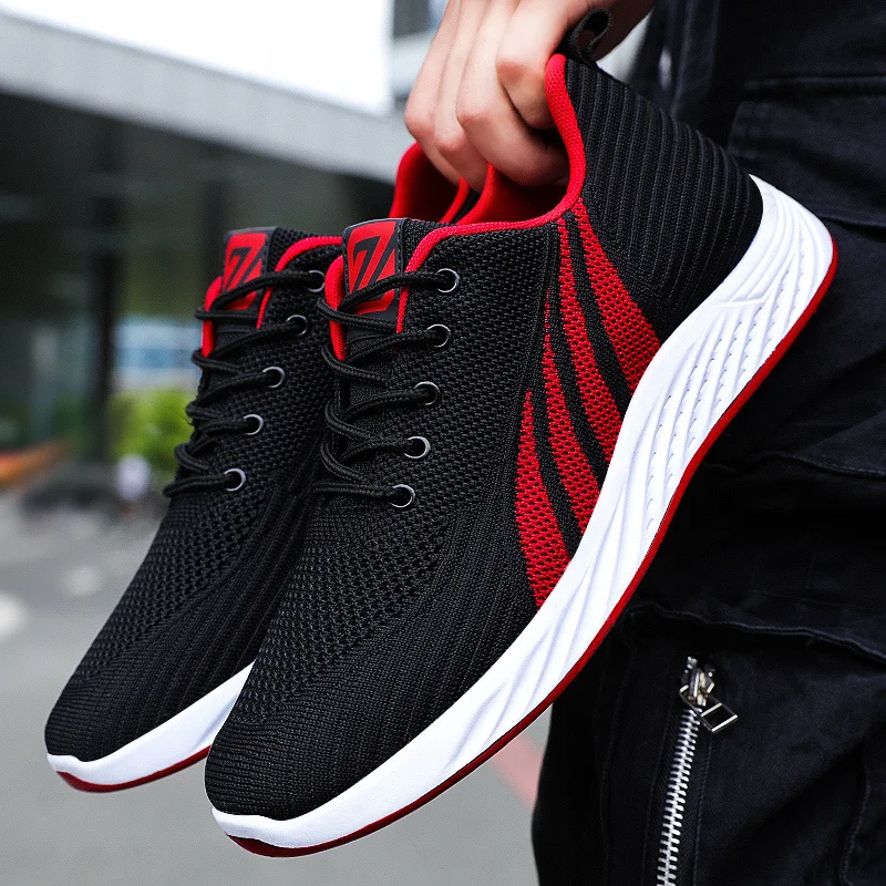 

Summer Men’s Sneakers Brand Lightweight Vulcanized Shoes Male Breathle Shoe Soft Running Zapatillas Tennis Shoes Lace-up 39-44