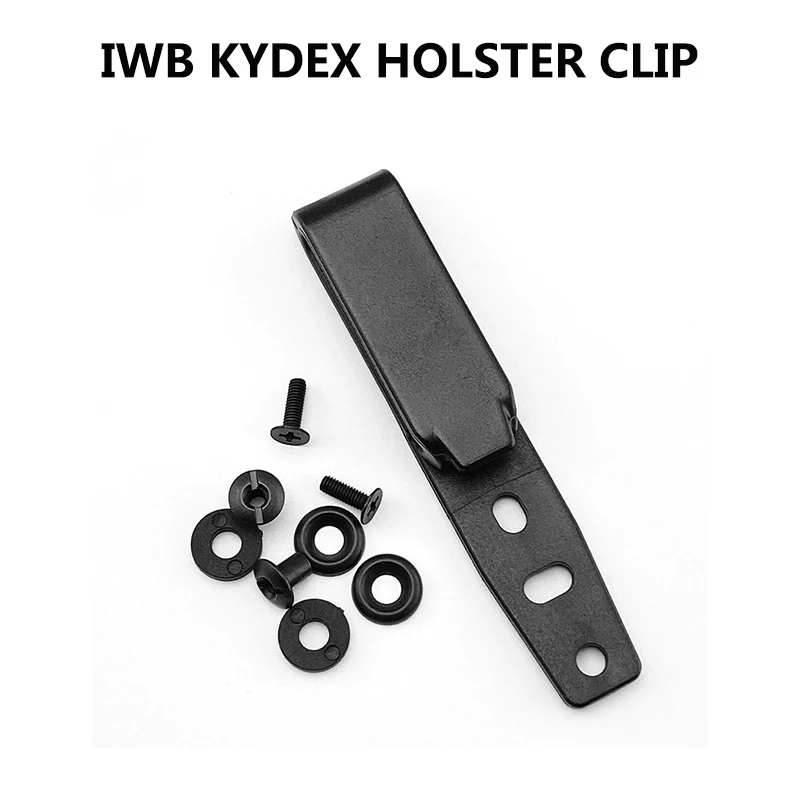 

2 Sets Tactical IWB KYDEX HOLSTER Belt Clips K Sheath Knife Scabbard Back Waist Clamps Accessories EDC Tools DIY Making Parts