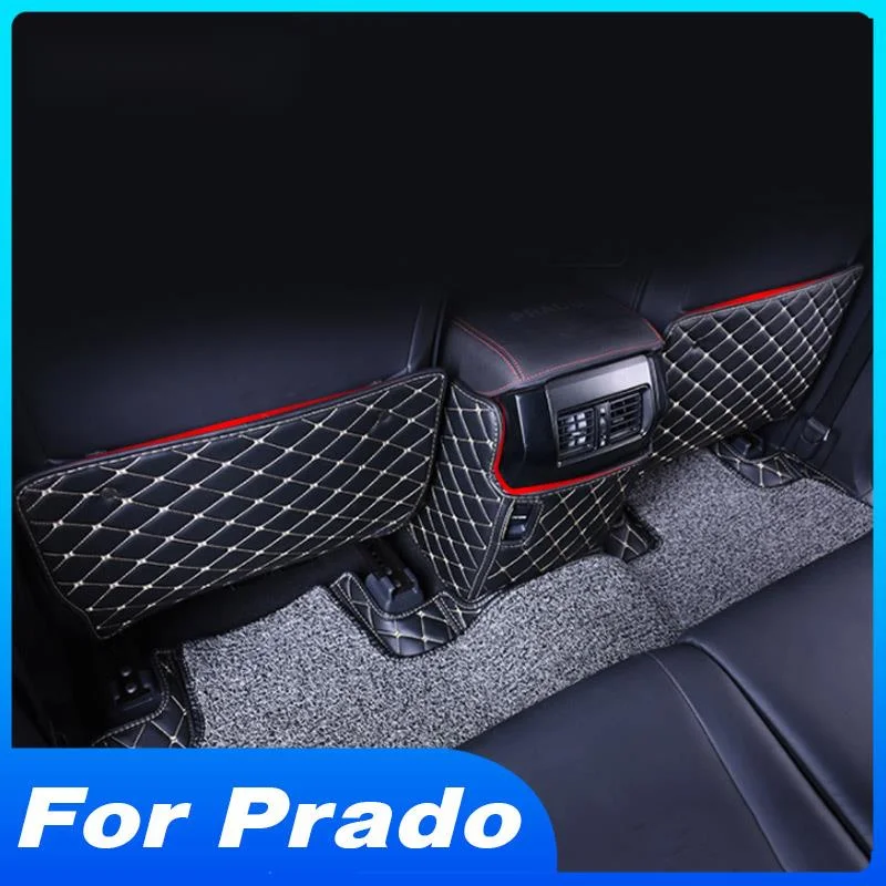 

For Toyota Prado 150 seat Anti-kick mat cover decoration Anti-dirty accessories car frame interior parts 2020