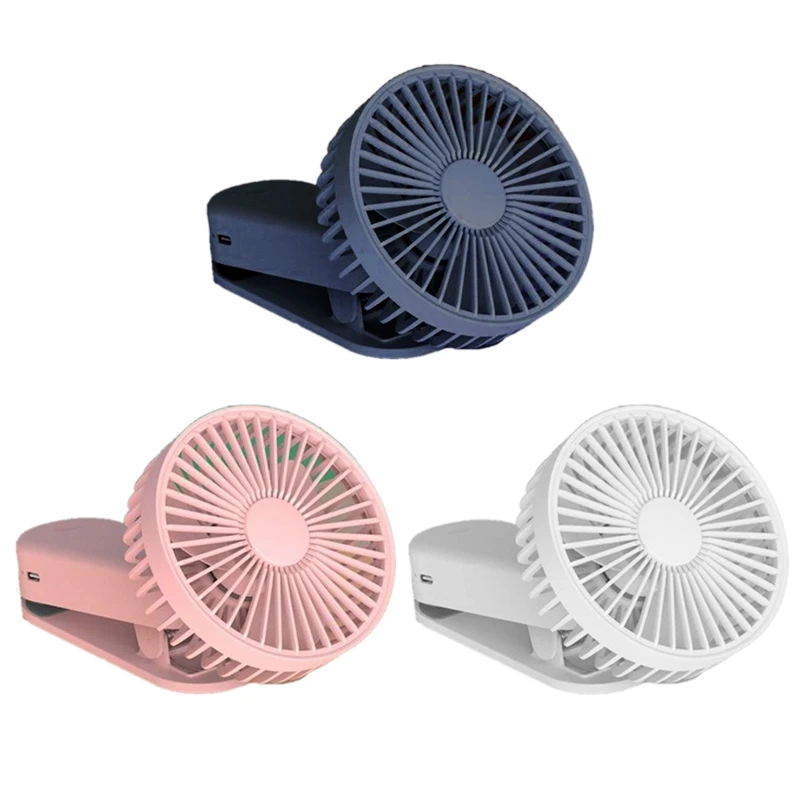 

Magnetic Clip on Fan USB Desk Fan for Baby Stroller Crib Desk Top Car Seat Cart Treadmill Home Office