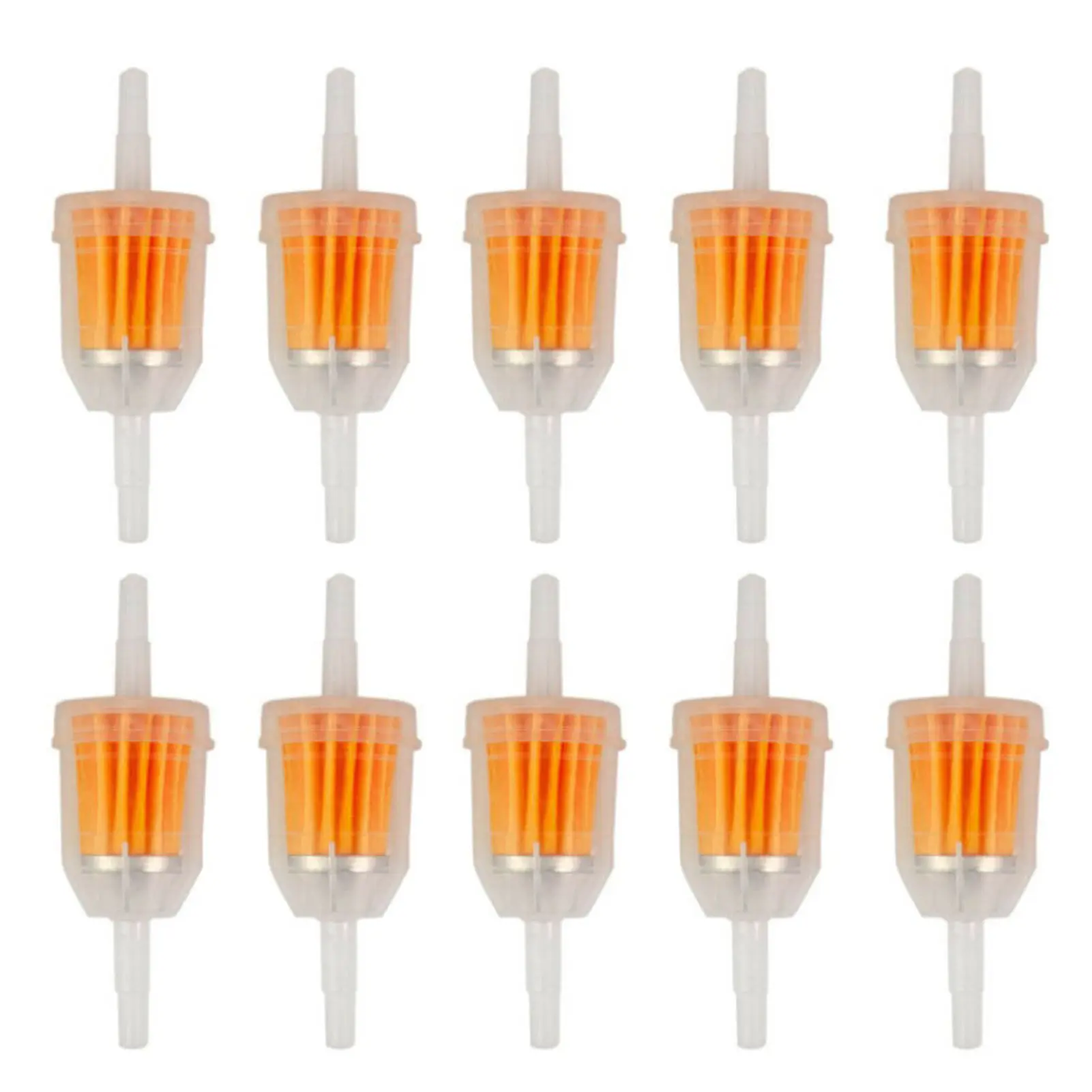 

10pcs Motorcycle Oil Filter Inline Gas Fuel Filter Motorcycle Scooter Petrol Filters Tool for ATV Dirt Pit Bike Motocross