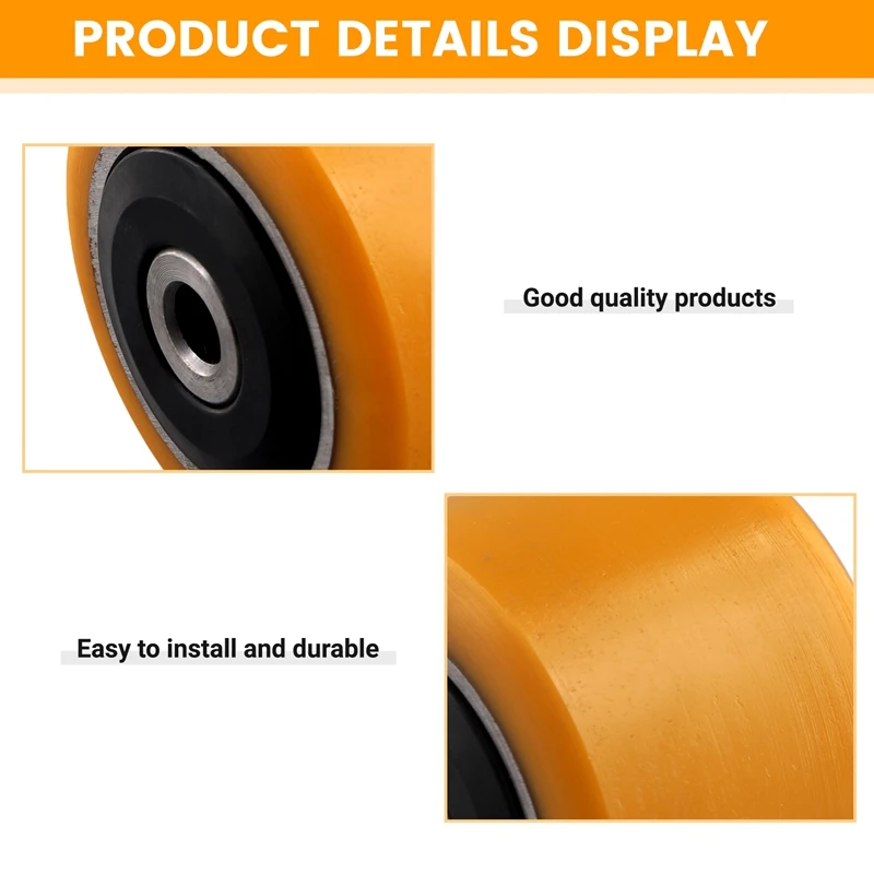 Колесо 12 мм для вилочного погрузчика Linde L1/L14/L16 колесный нагрузочный ролик в сборе