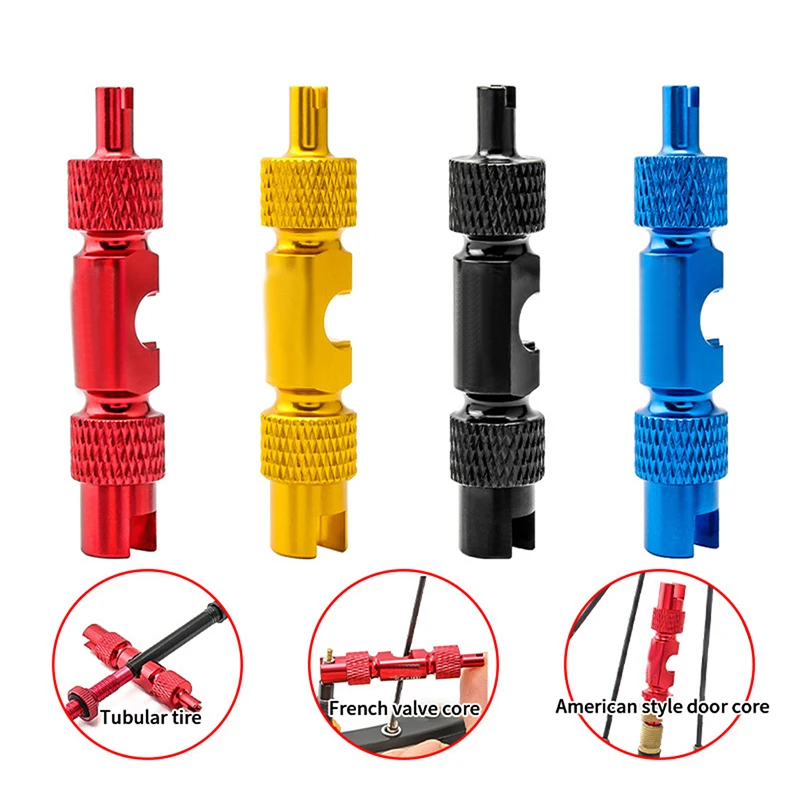 

MTB Road Bike Valve Removal Wrench Multifunction Tire Nozzle Installation Spanner Valve Core Tool