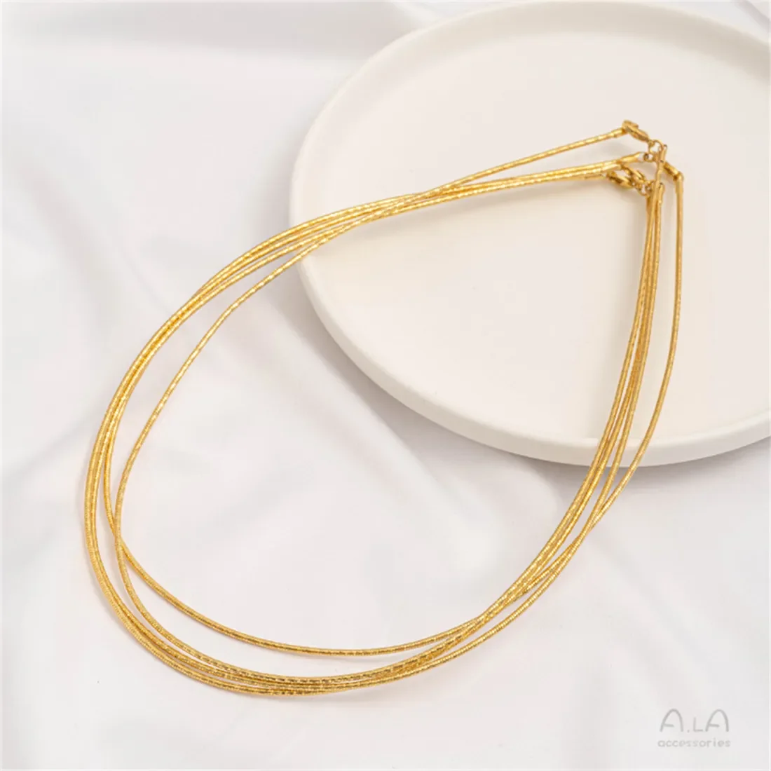 Цепочка на ключицу Shajin ожерелье с отскоком памяти ювелирная цепочка ручной