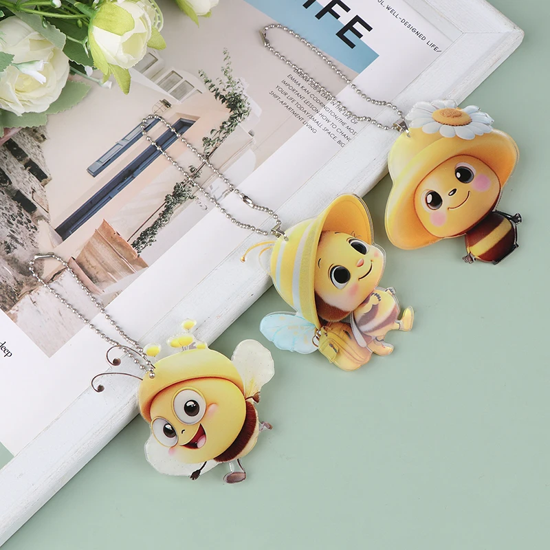 Новый стиль маленькая пчелка праздничное украшение подвеска для автомобиля