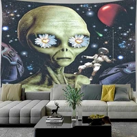 mandala macrame hippie art alien posters banner flag wall art for living room home dorm decor tapestry wall hanging tapestries