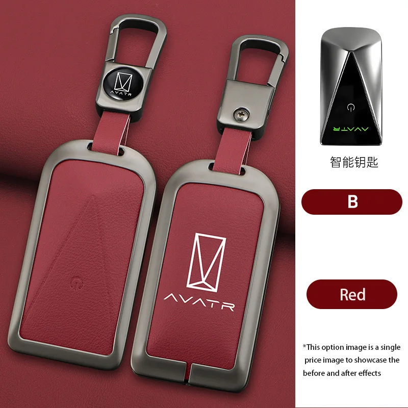 

Чехол для автомобильного ключа Avatr 07 11 12 E16 Max, автомобильный Стайлинг, удаленное украшение, чехол, брелок-держатель, сумка-брелок, аксессуары для интерьера