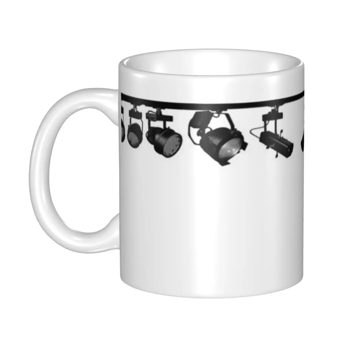 

Кофейные кружки с театральным освещением, Современная гостиная, гладкая чашка, корпус, Экологически чистая керамика