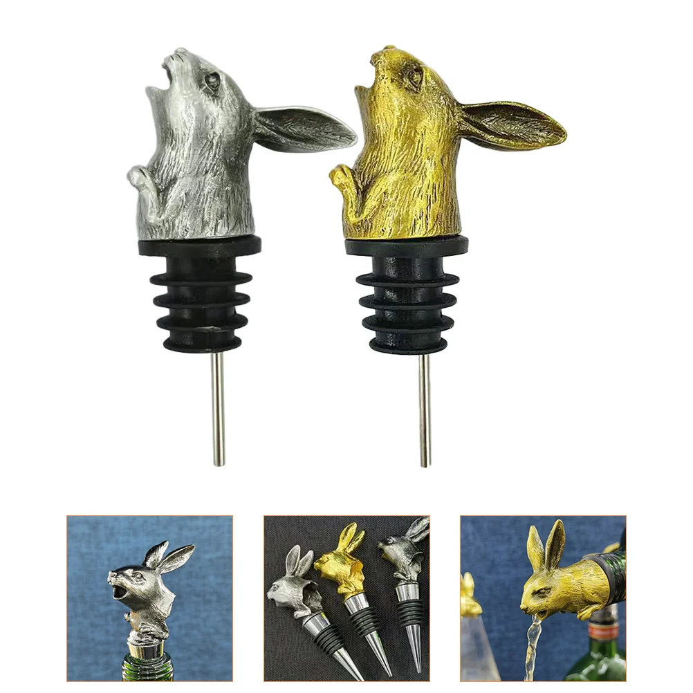 

Pourer Bottle Spout Stopper Easter Pour Head Binging Animal Cookware Bunny Babish Spouts Steel Stainless Sauce Oil Party