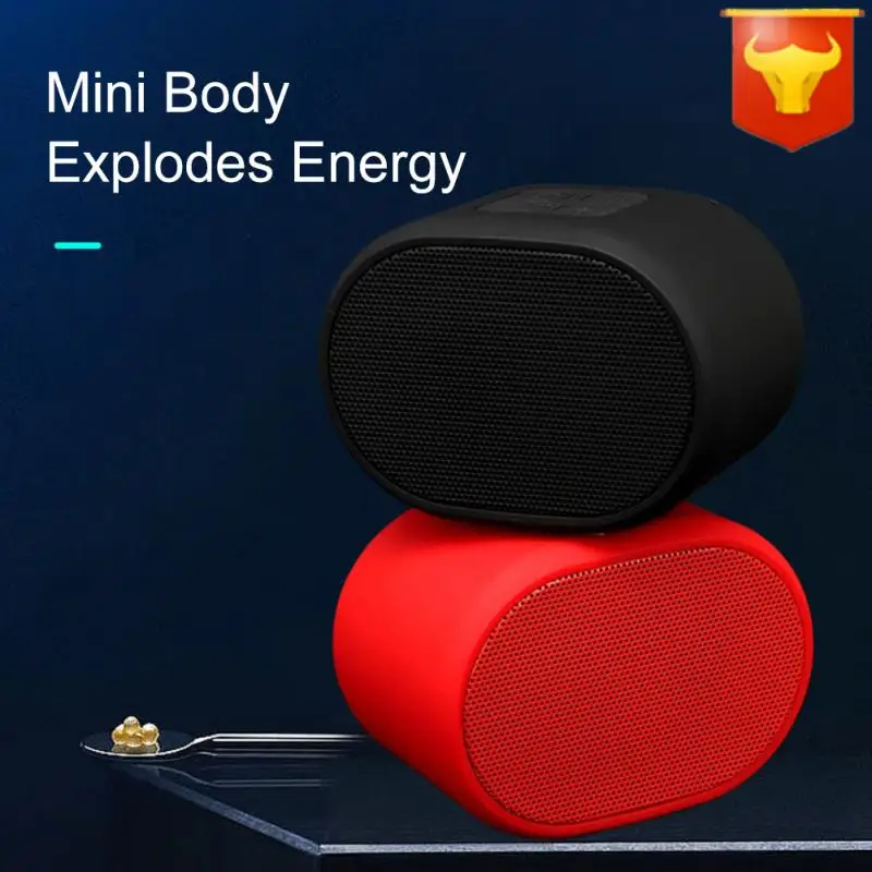 

High Sound Quality Mini Sound Box Bass Mini Portable Wireless Speaker Subwoofer Surround Sound Gifts Radio