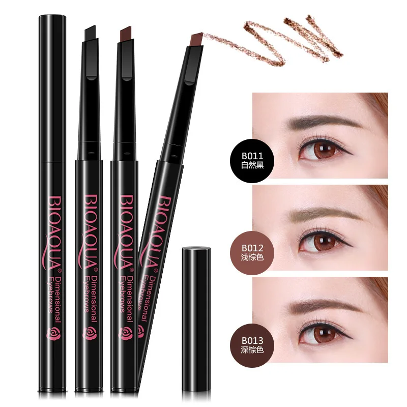 BIOAOUA Three-dimensional Rotating Eyebrow Pencil Waterproof And Sweat-proof Thick And Long-lasting Color
