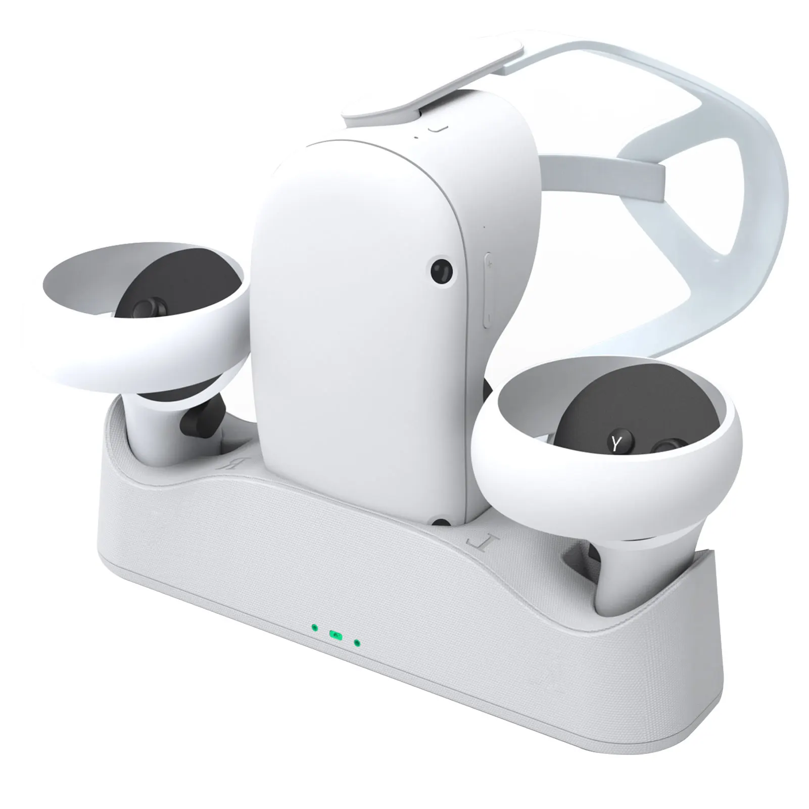 

Магнитная зарядная док-станция для OculusQuest 2, зарядное устройство с двойным контроллером, Очки виртуальной реальности, база с быстрым зарядным устройством для аксессуаров виртуальной реальности