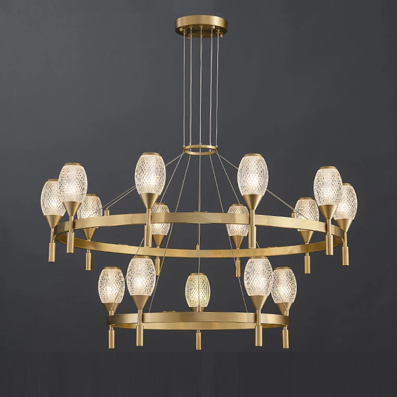 Светодиодная потолочная люстра с кристаллами подвесные лампы для потолочного