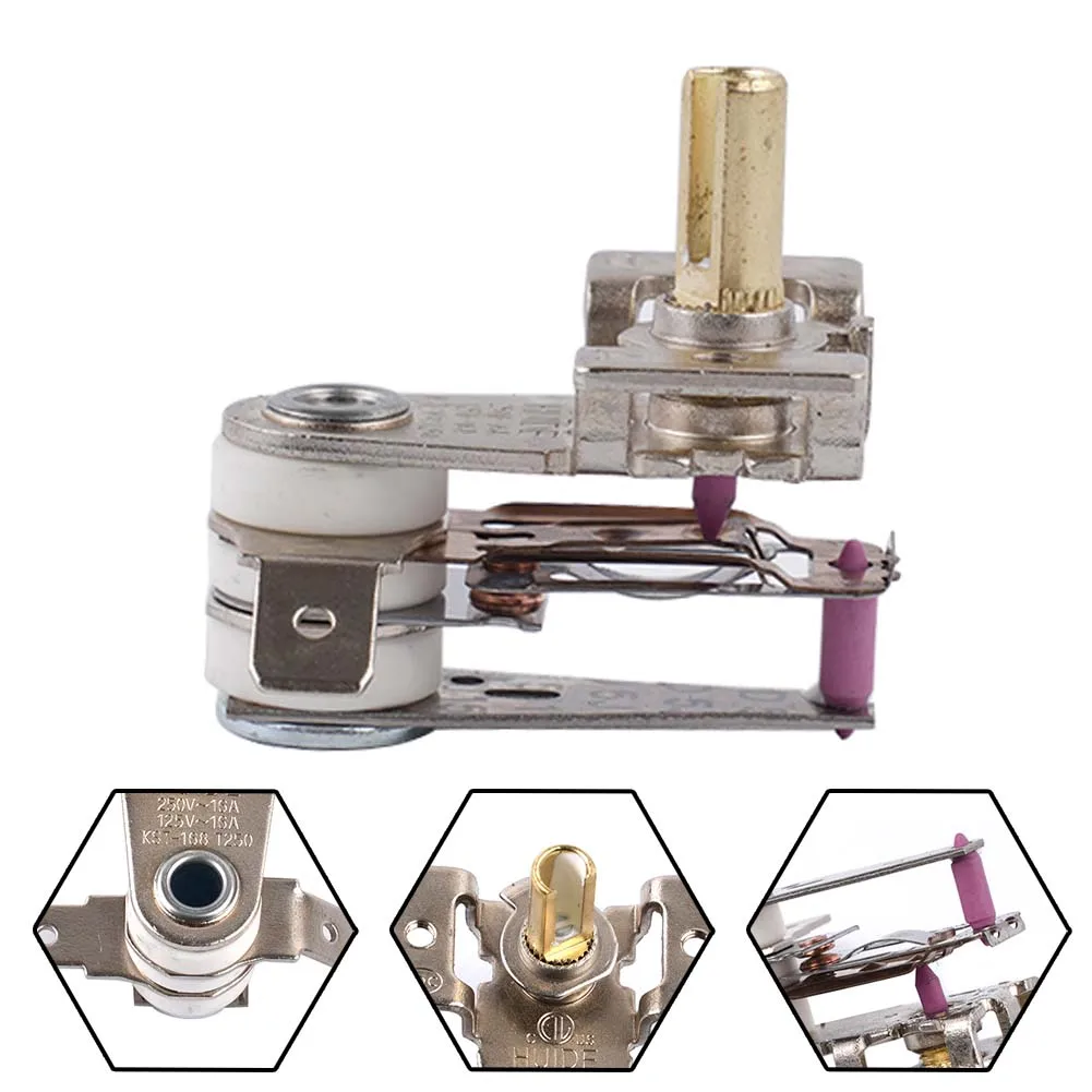 1 шт. AC 250 В переключатель температуры нагревательный биметаллический термостат