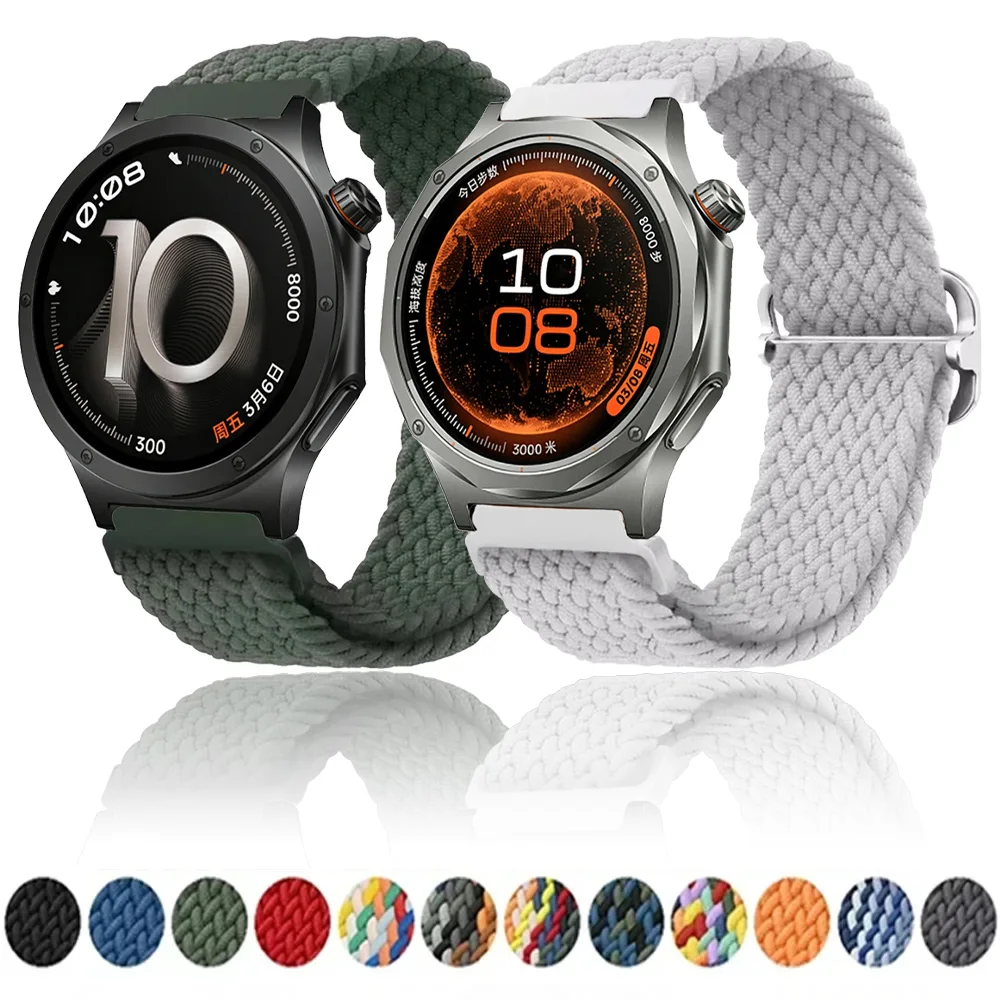 Фото Нейлоновый ремешок 20 мм 22 мм для OPPO Watch X3 X2 X S, Oneplus Watch 4 Lite 3 2, удобный ремешок для Amazfit Balance 3 2 1 Bip Max №1