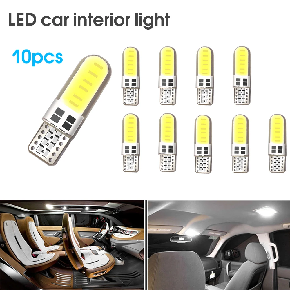 10 шт. фонарь с боковой клиновидной лампой дюймов W5W 12 В 168 194 501 парковочная лампа