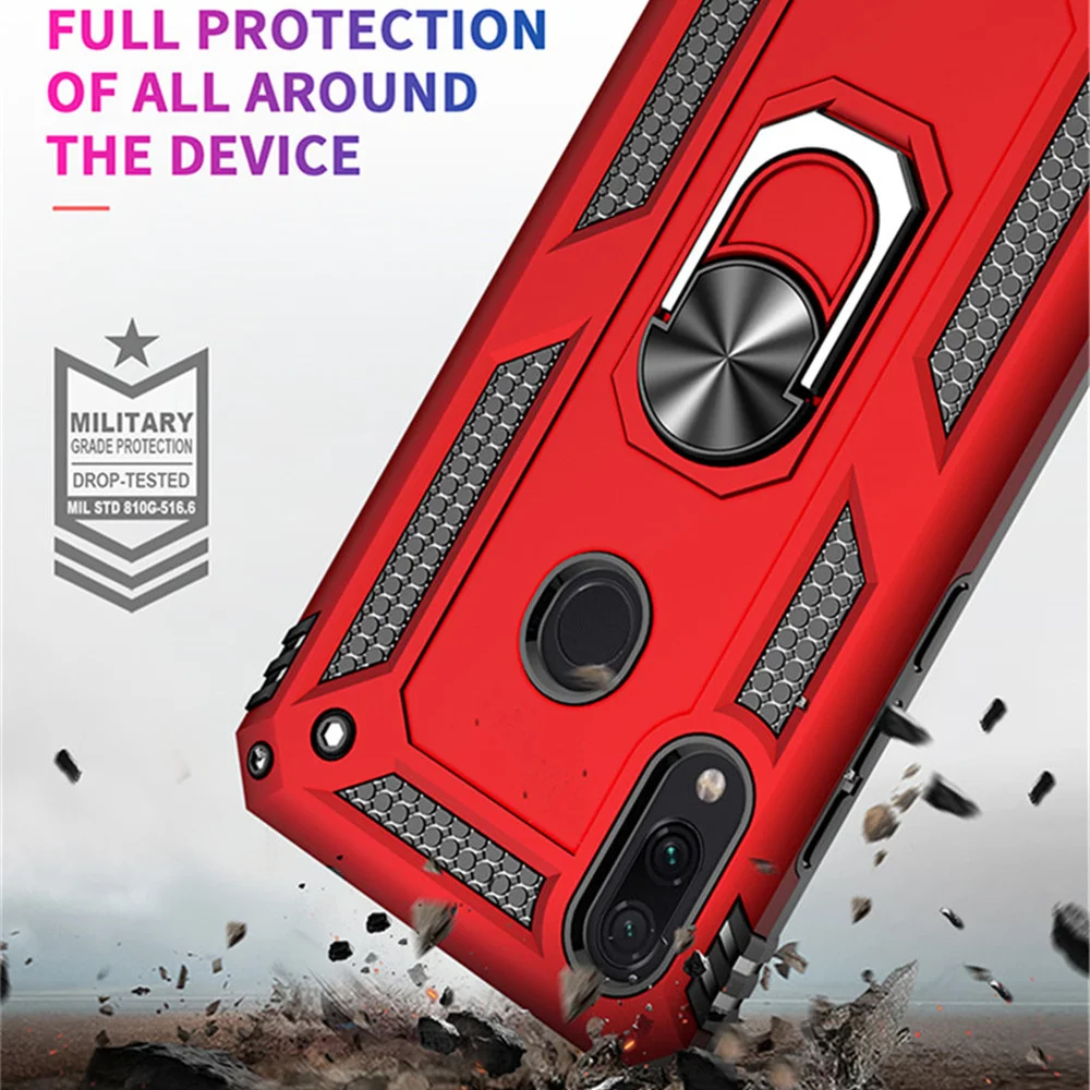 

For Redmi Note 7 Case For Xiaomi Redmi Note 10 7 8 9 Pro 8T 7A 9C 9A 8A Armor Cover For Xiaomi Mi Note 10 9 SE Poco M3 F3 X3 Pro