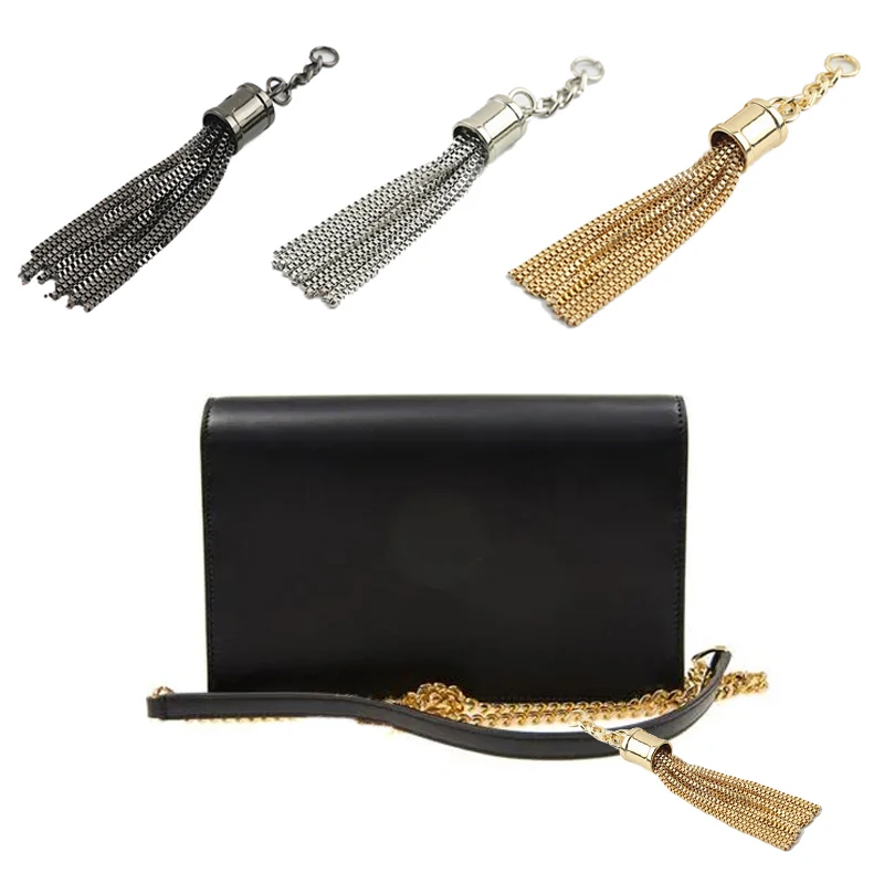 

Metal Cap Tassel Jewelry Curtain Garments Decorative Accessories DIY Key Cell Phone Bag Fringe Trim Tassels Pendant