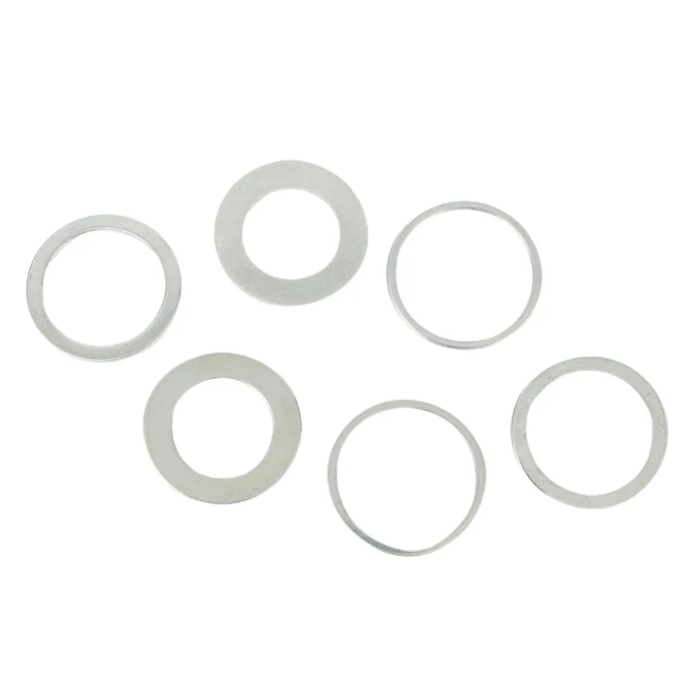 

6Pc Adapter Washer Circular Saw Blade Reducing Rings Conversion Cutting Disc Aperture Gasket Inner Hole Adapter Ring 16/20/22mm