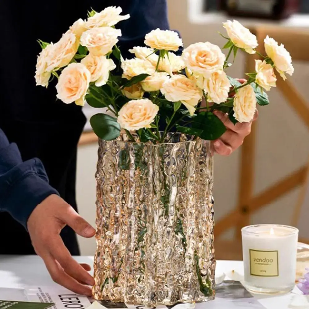 Прозрачный контейнер для хранения цветов Ins Цветочная композиция большого