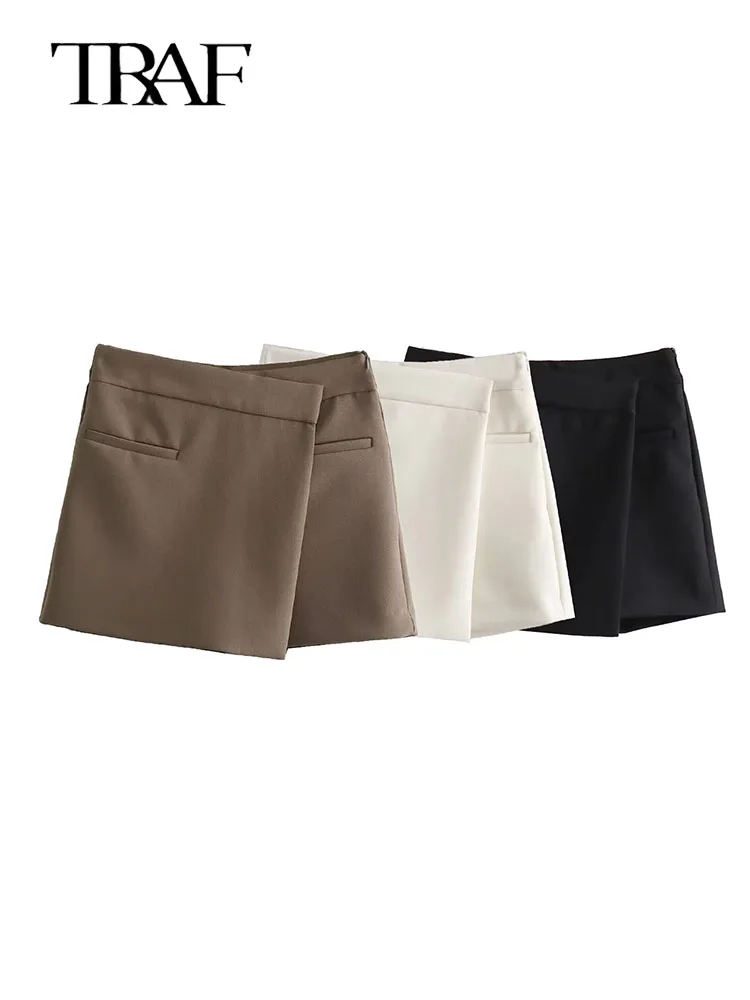 

Юбка трапециевидная Асимметричная на молнии, осень 2023