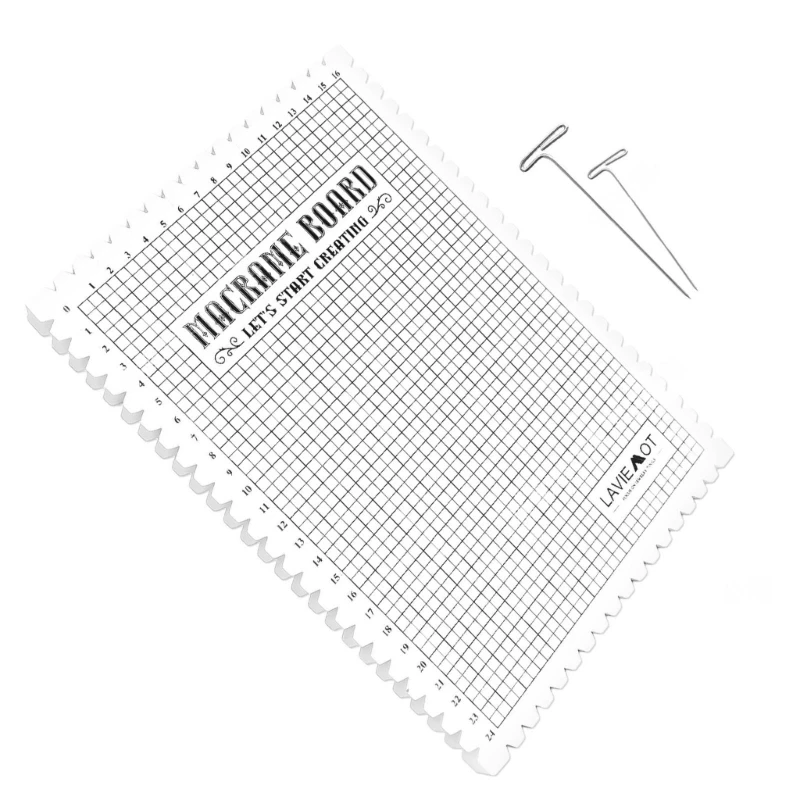 KX4B портативная доска для макраме легкий пенопластовый коврик с набором игл