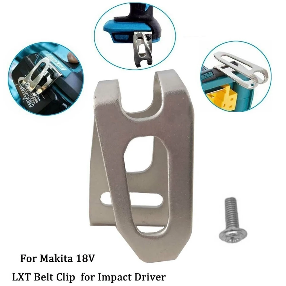 5/6pcs Belt Clip Hook For Makita 18V LXT Cordless Drills Impact Driver Bit Holder Hooks Clips Power Tools Accessories - купить по