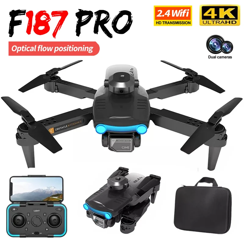 

F187 Drone 4K HD Dual ESC Camera WIFI FPV Professional Aerial Photography Obstacle Avoidance Helicopter Foldable RC Quadcopter