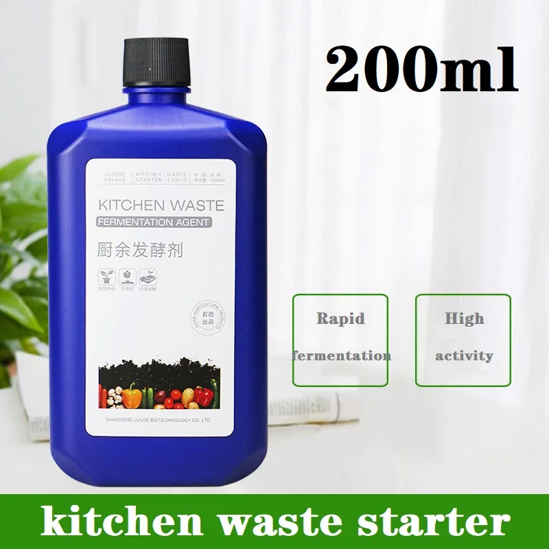 

EM Bacteria Compost Starter for Kitchen Waste Homemade Flower Fertilizer Organic Fertilizer Vegetable Leaf Peel Rotten Agent