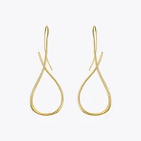 enfashion waterdrop line earrings for women dangle large earings gold color minimalism fashion jewelry 2020 gifts brincos e1189
