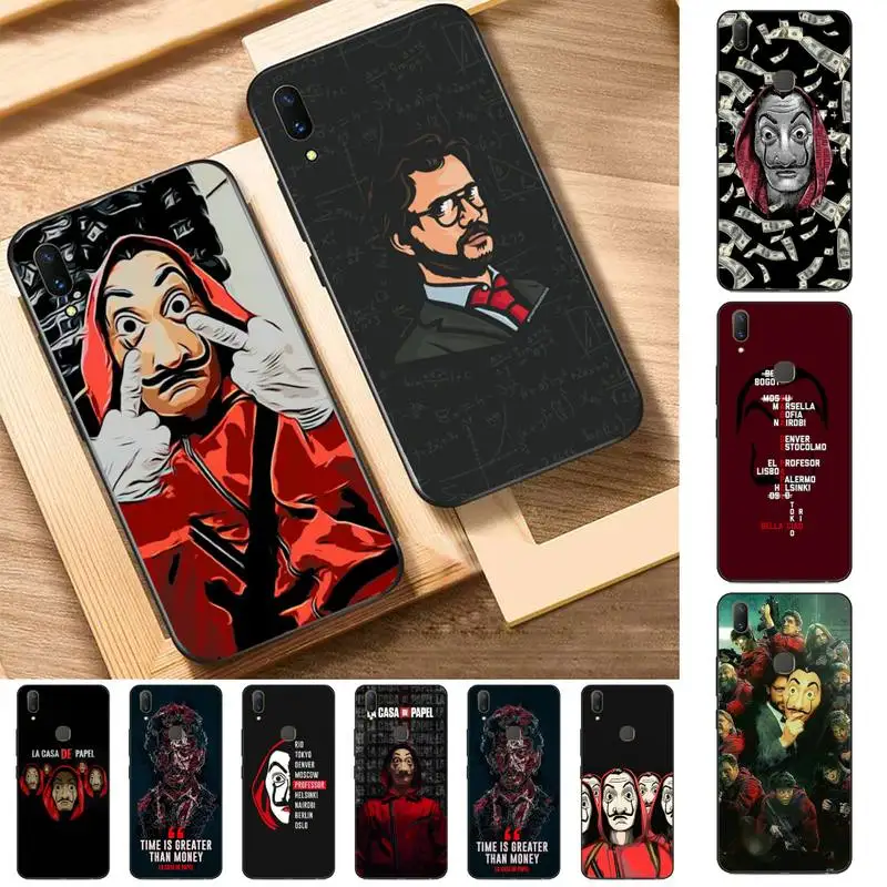

Money Heist House Paper La Phone Case for Vivo Y91C Y11 17 19 17 67 81 Oppo A9 2020 Realme c3