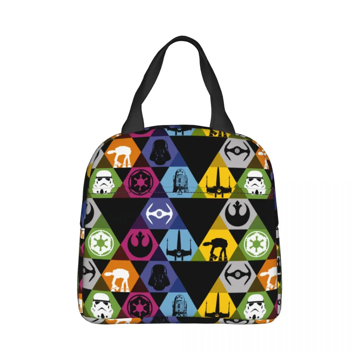 

Disney Colorful Insulated Lunch Bag Thermal Bag Meal Container Super Hero High Capacity Tote Lunch Box Girl Boy Beach Travel