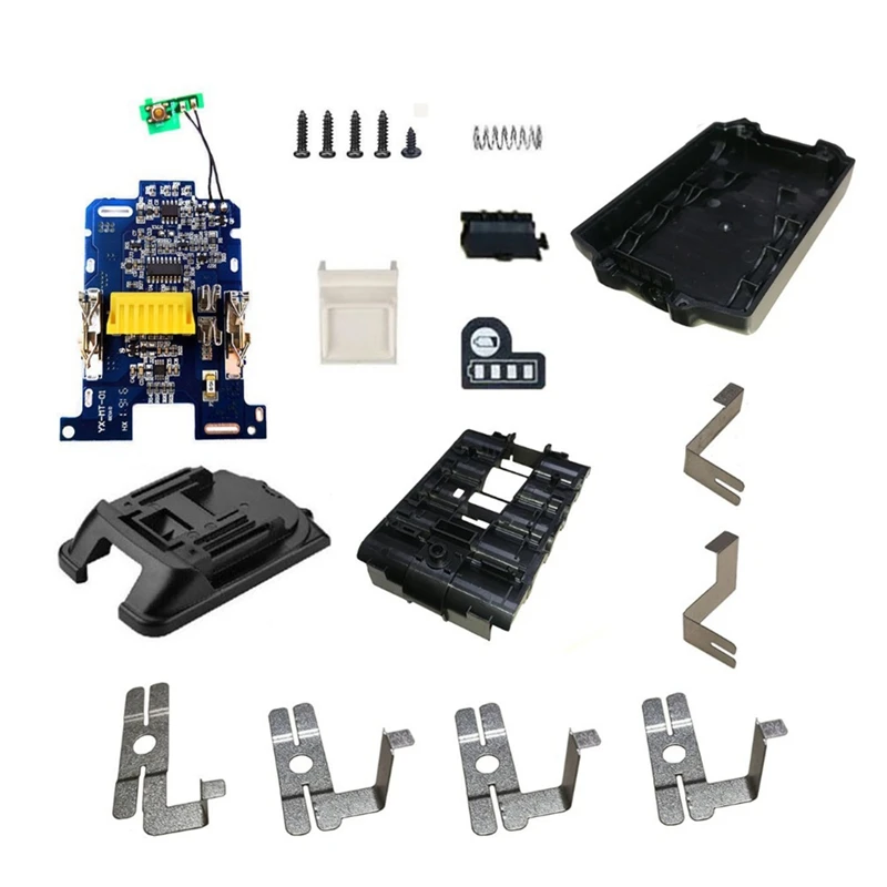 Чехол для батареи Top-DIY обнаружение защиты одной ячейки BMS Makita 18 В BL1830 BL1820 BL1815 BL1860B