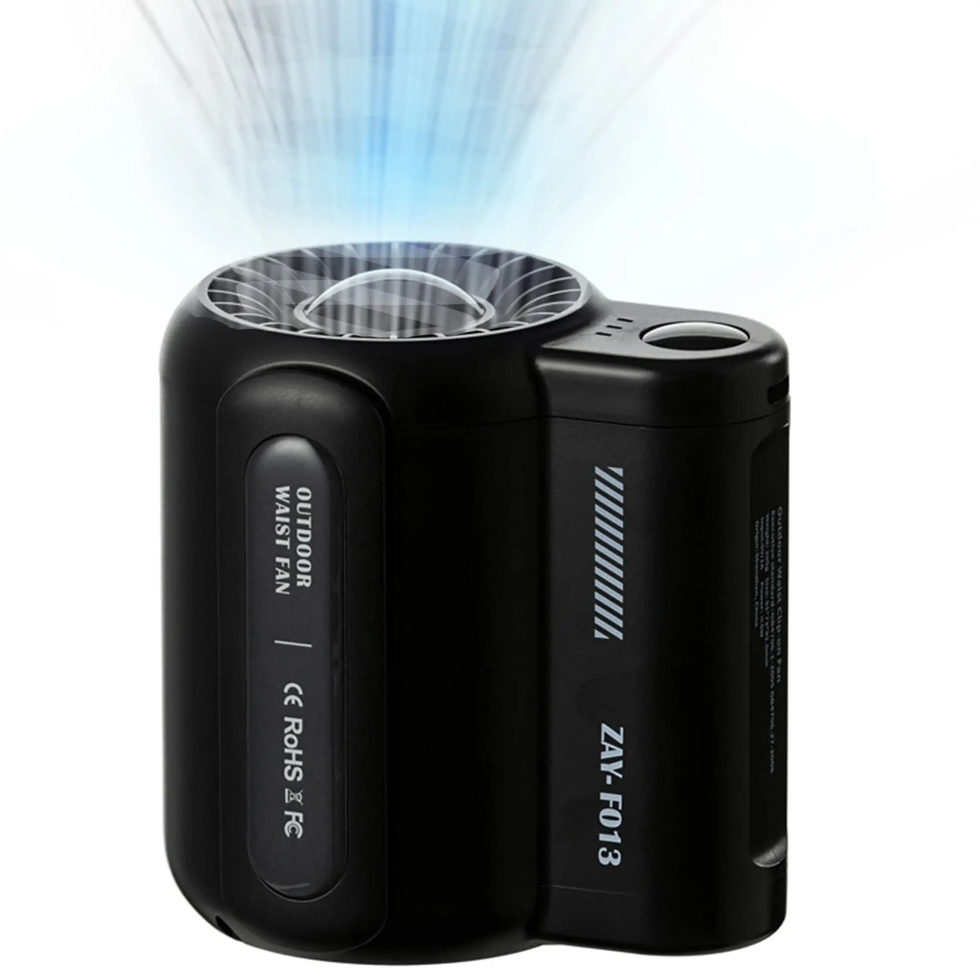 

Мини-вентилятор на талию, 3-скоростной воздушный переносной охладитель воздуха, перезаряжаемый портативный вентилятор с клипсой для работы на открытом воздухе, фермы, Походов, Кемпинга