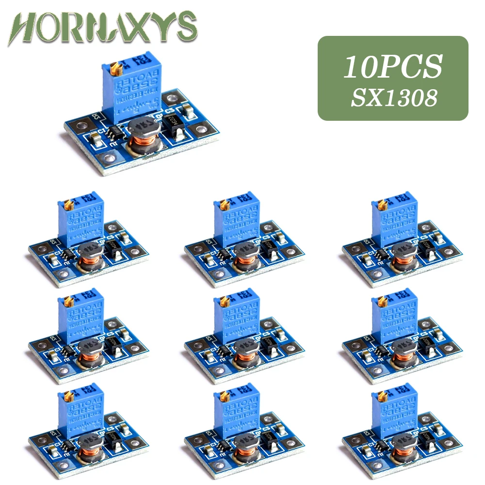 Фото DC-DC SX1308 повышающий регулируемый модуль питания DC DC повышающий преобразователь регулировка источника питания 2-24 В до 2-28 В 2 А №1