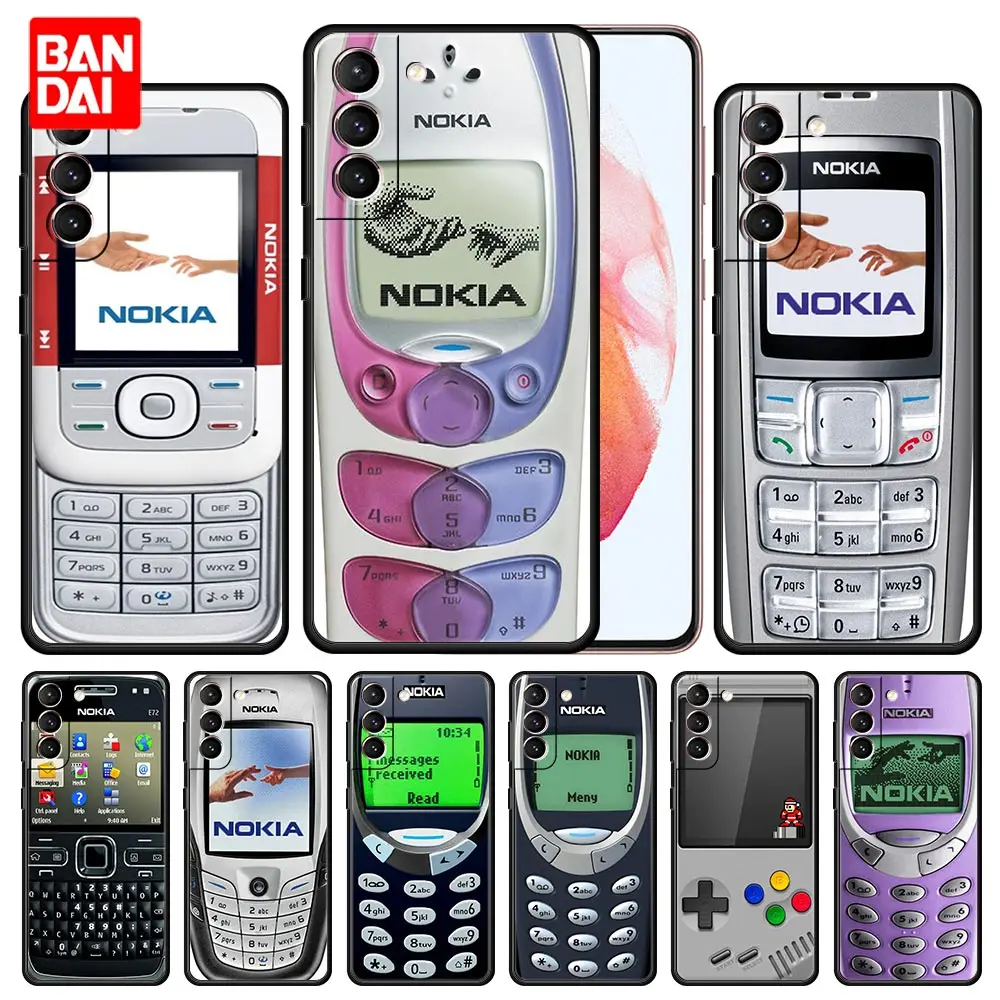 

Cover Case for Samsung Galaxy S20 FE S21 S10 S9 Plus Ultra 5G S20fe S21fe S20ultra Bag Capa Armor Retro Old Nostalgia Nokia
