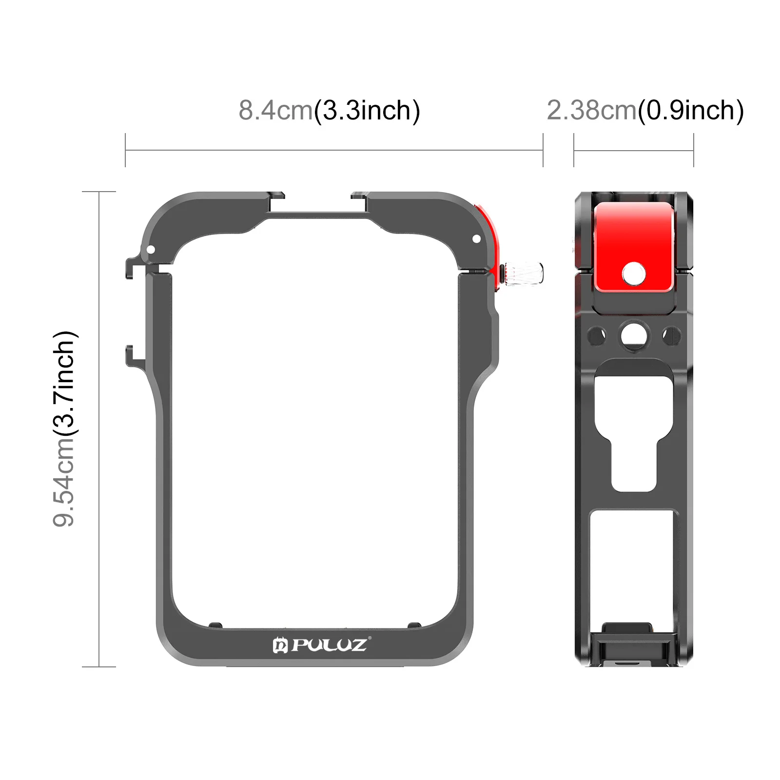 Фото Алюминиевый защитный каркас PULUZ для камеры DJI Osmo 360, металлическая защитная рамка, защита от падений, быстросъемный аксессуар для видеосъемки №2